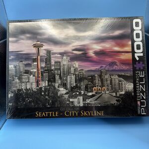 Eurographics 1,000 Piece Jigsaw Puzzle City Collection Seattle City Skyline NEW!